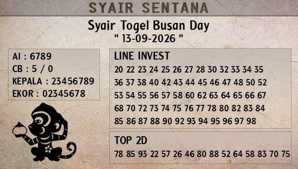  - Syair Togel Busan Day