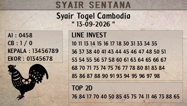 - Syair Togel Cambodia