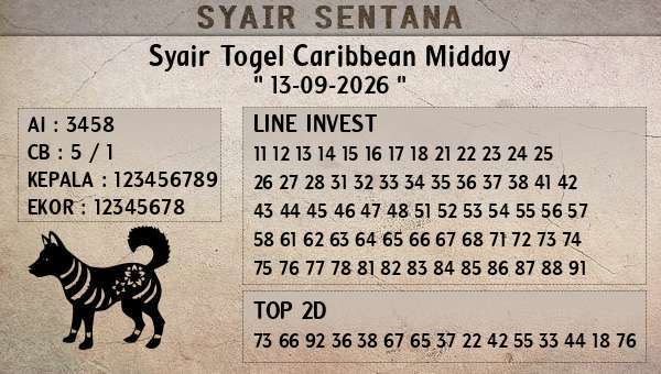 - Syair Togel Caribbean Midday