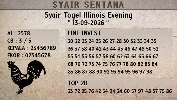  - Syair Togel Illinois Evening