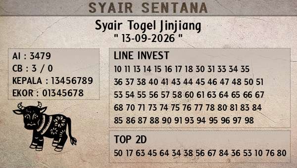  - Syair Togel Jinjiang