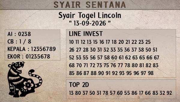 - Syair Togel Lincoln