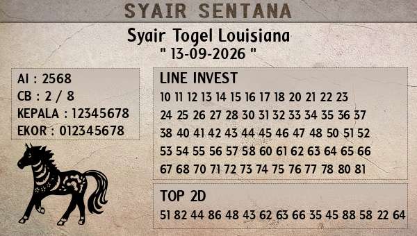  - Syair Togel Louisiana