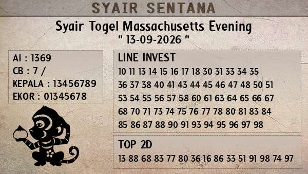  - Syair Togel Massachusetts Evening