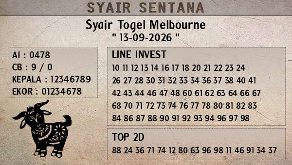 - Syair Togel Melbourne