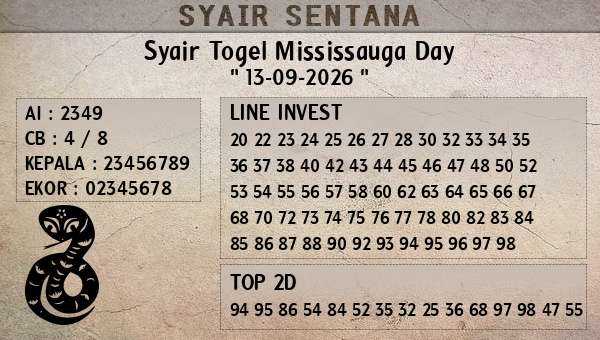  - Syair Togel Mississauga Day