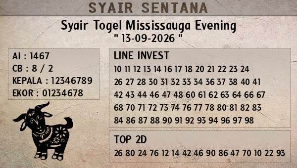 - Syair Togel Mississauga Evening