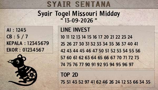  - Syair Togel Missouri Midday