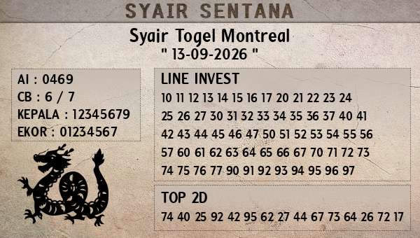  - Syair Togel Montreal