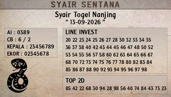 - Syair Togel Nanjing