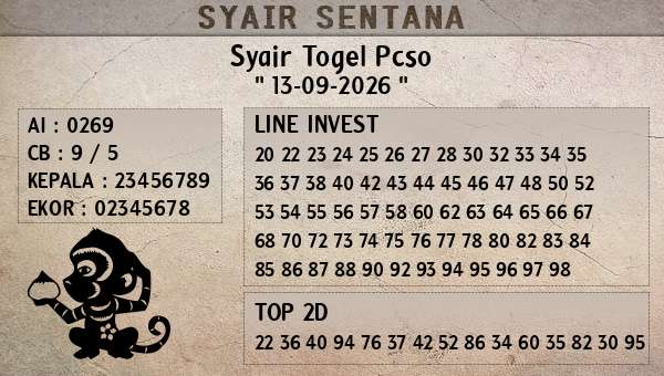- Syair Togel Pcso
