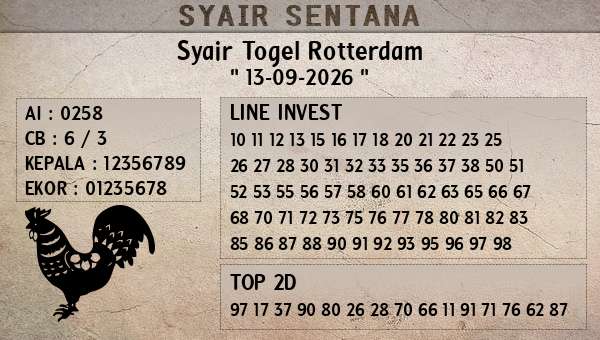  - Syair Togel Rotterdam