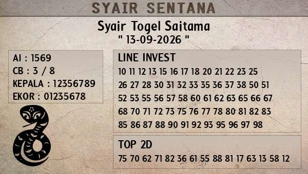 - Syair Togel Saitama