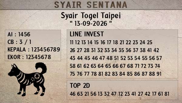  - Syair Togel Taipei