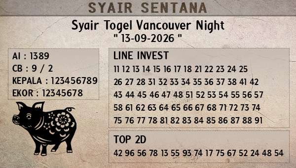  - Syair Togel Vancouver Night