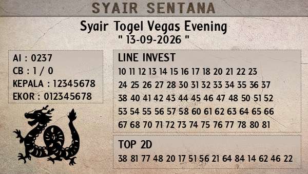 - Syair Togel Vegas Evening
