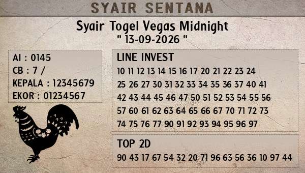  - Syair Togel Vegas Midnight