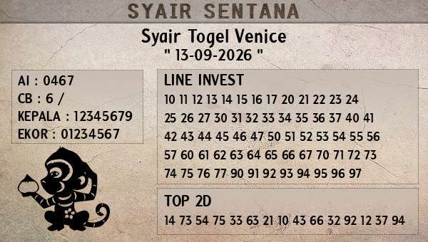  - Syair Togel Venice