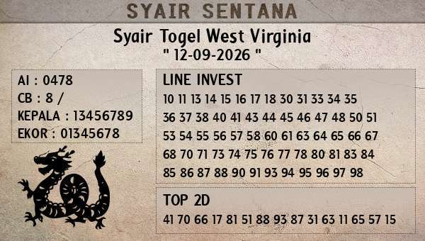  - Syair Togel West Virginia