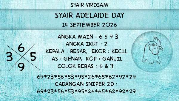 Syair Virdsam - Syair Adelaide Day