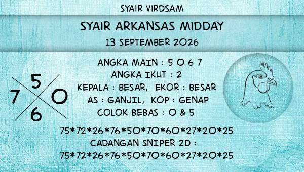Syair Virdsam - Syair Arkansas Midday