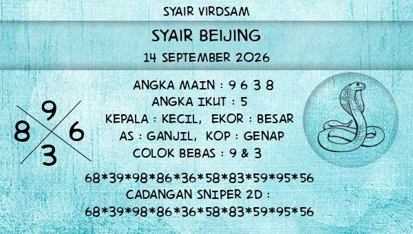Syair Virdsam - Syair Beijing