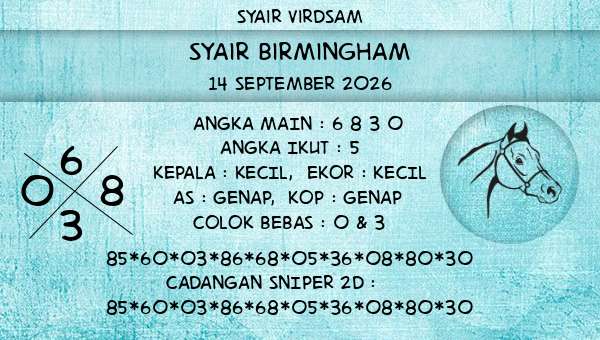 Syair Virdsam - Syair Birmingham