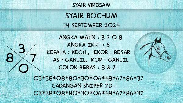 Syair Virdsam - Syair Bochum