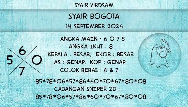 Syair Virdsam - Syair Bogota