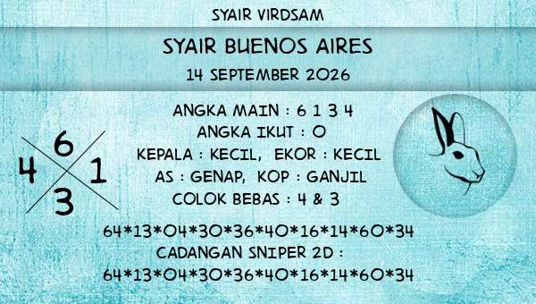 Syair Virdsam - Syair Buenos Aires