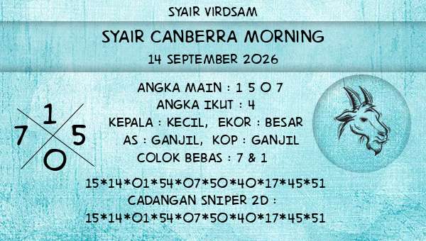 Syair Virdsam - Syair Canberra Morning