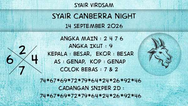 Syair Virdsam - Syair Canberra Night