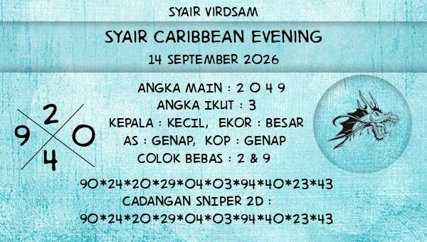 Syair Virdsam - Syair Caribbean Evening