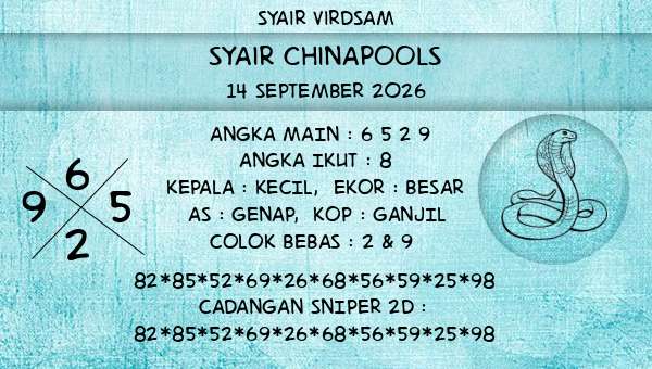 Syair Virdsam - Syair Chinapools