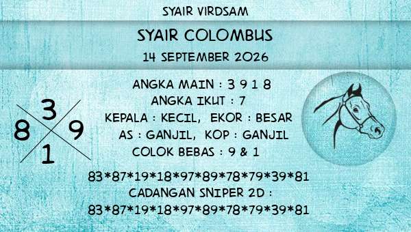 Syair Virdsam - Syair Colombus