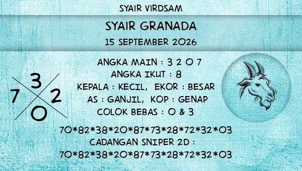 Syair Virdsam - Syair Granada