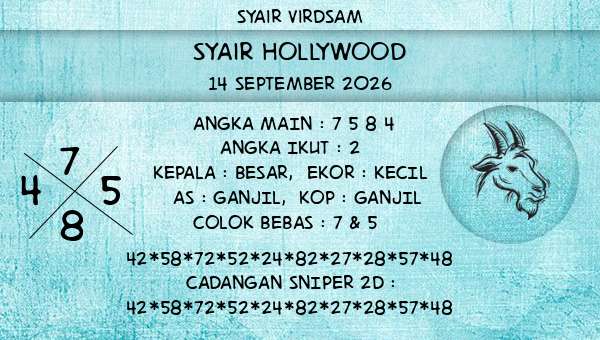 Syair Virdsam - Syair Hollywood