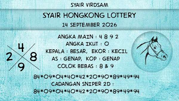 Syair Virdsam - Syair Hongkong Lottery