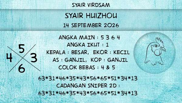 Syair Virdsam - Syair Huizhou