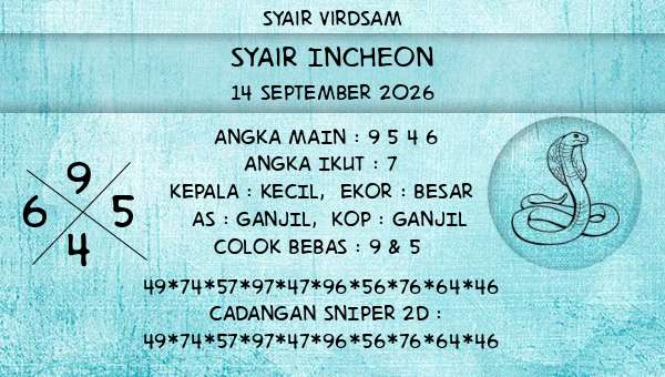 Syair Virdsam - Syair Incheon