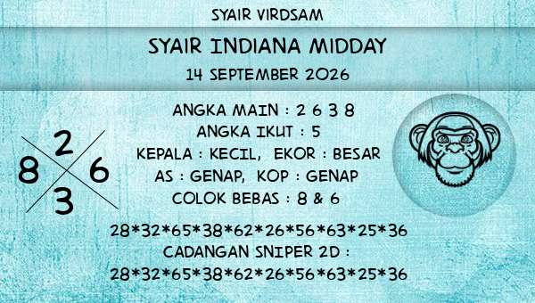 Syair Virdsam - Syair Indiana Midday