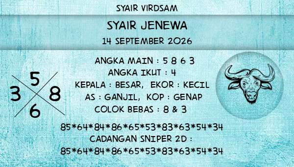 Syair Virdsam - Syair Jenewa