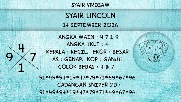 Syair Virdsam - Syair Lincoln