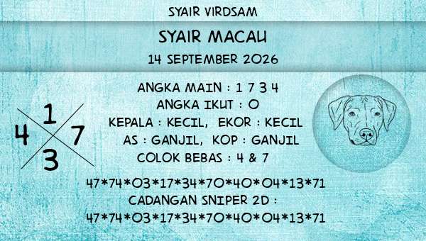 Syair Virdsam - Syair Macau