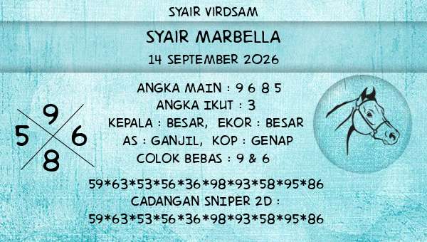 Syair Virdsam - Syair Marbella