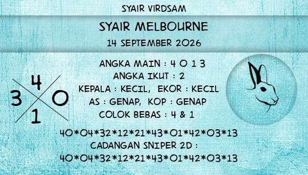 Syair Virdsam - Syair Melbourne