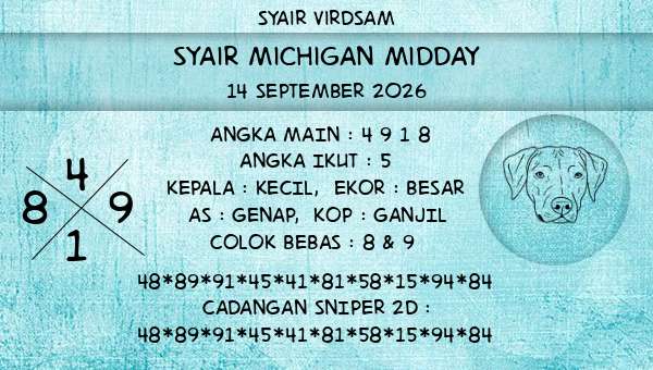 Syair Virdsam - Syair Michigan Midday