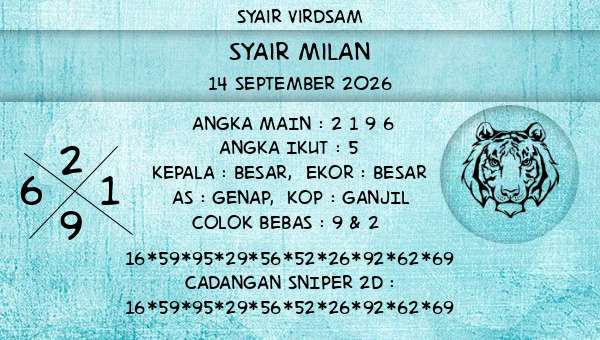 Syair Virdsam - Syair Milan