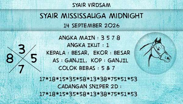 Syair Virdsam - Syair Mississauga Midnight