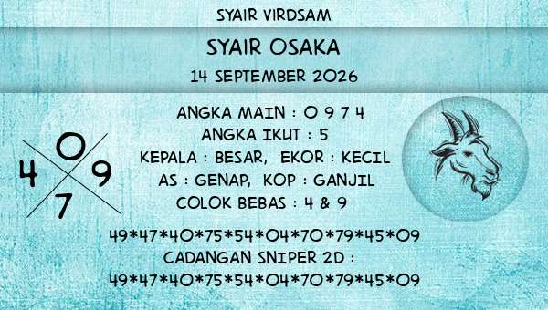 Syair Virdsam - Syair Osaka